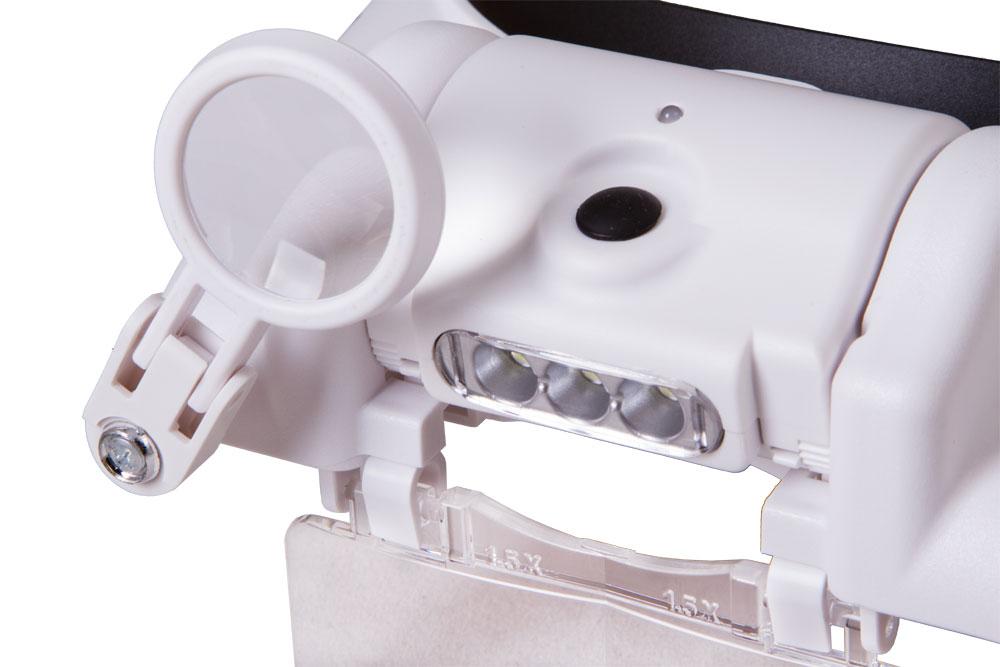 Levenhuk Zeno Vizor HR4 Head Rechargeable Magnifier 1/1.5/2/2.5/3.5 x