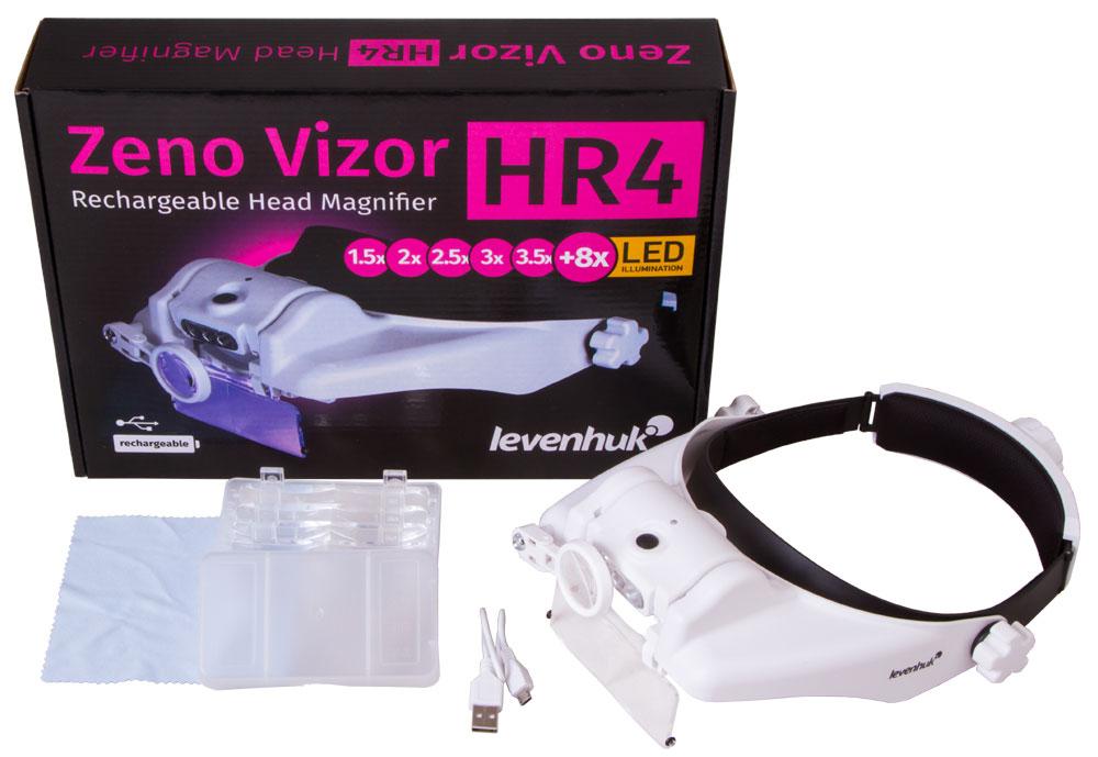 Levenhuk Zeno Vizor HR4 Head Rechargeable Magnifier 1/1.5/2/2.5/3.5 x
