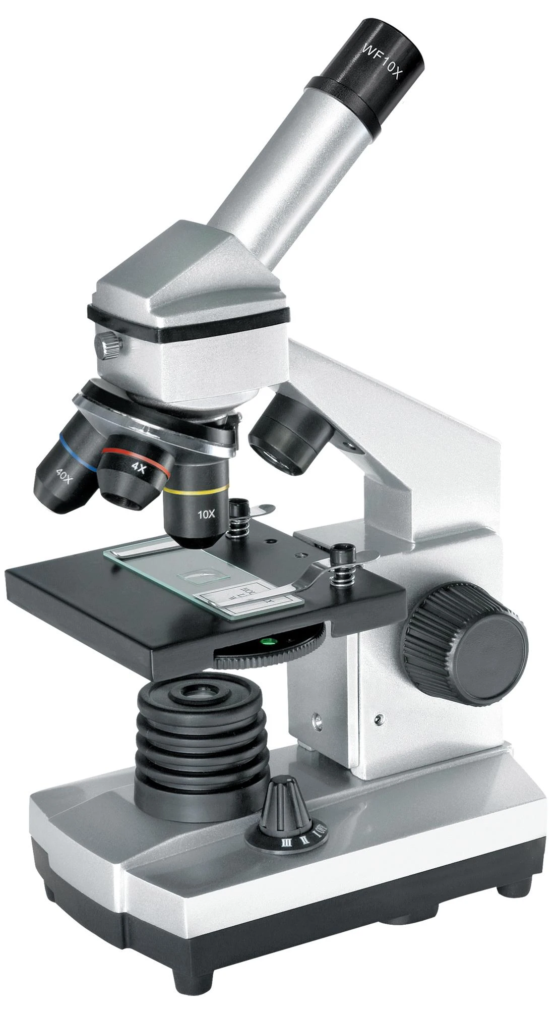 Mikroskopas Bresser Junior Biolux CA 40X-1024X su eksperimentiniu rinkiniu ir išmaniojo te