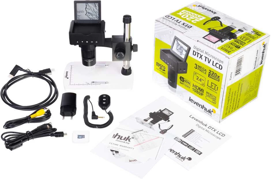 Mikroskopas Digital Microscope Levenhuk DTX TV LCD