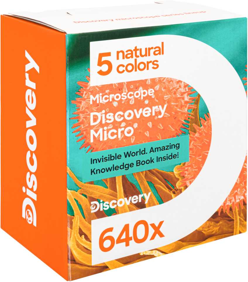 Mikroskopas, Discovery Micro Marine, 40x-640x, su knyga