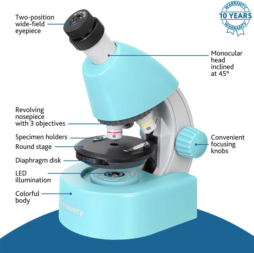 Mikroskopas, Discovery Micro Marine, 40x-640x, su knyga