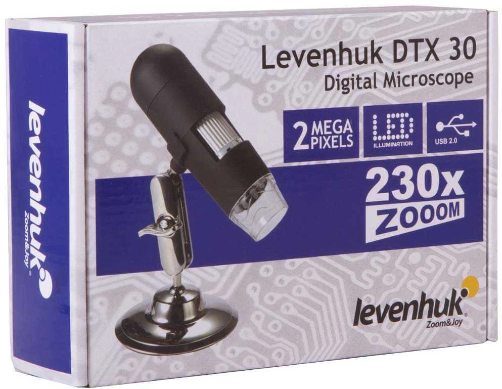 Mikroskopas Kompaktiškas skaitmeninis Levenhuk DTX 30 20x-230x
