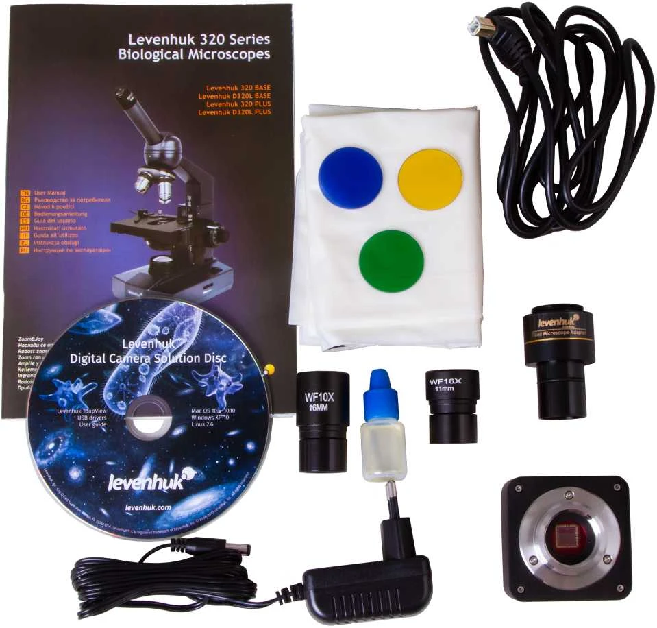 Mikroskopas Levenhuk D320L PLUS 3.1M Digital Monocular Microscope