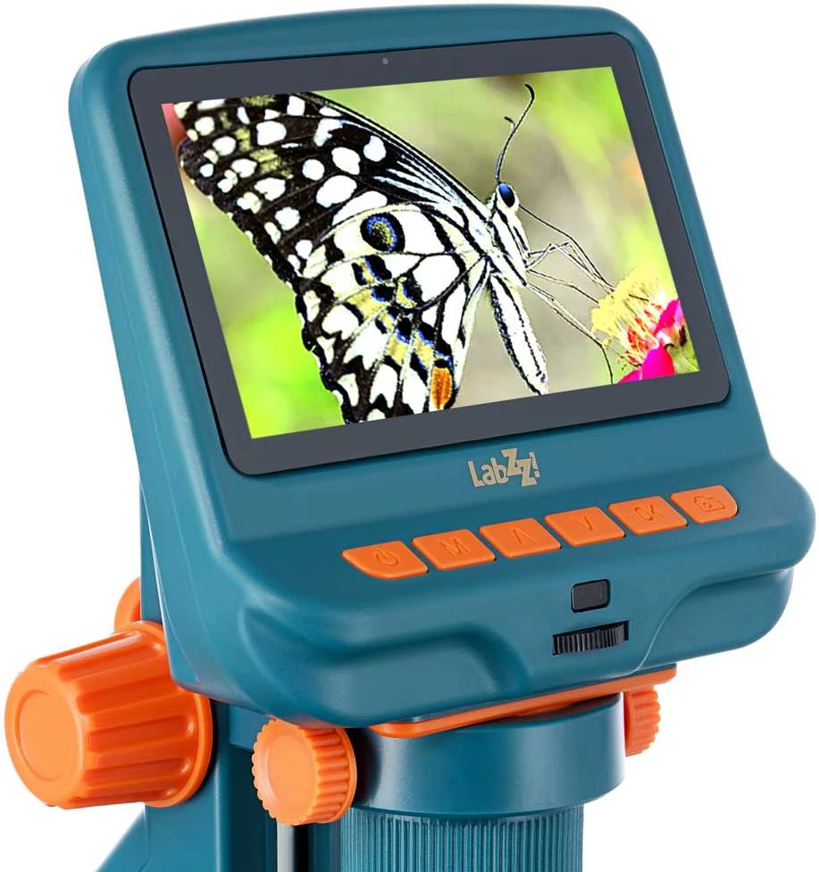 Mikroskopas, Levenhuk LabZZ DM200 LCD Digital, 17x–220x