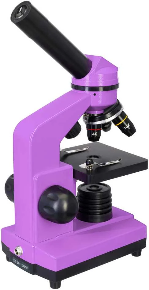 Mikroskopas Levenhuk Rainbow 2L Amethyst 40x - 400x su eksperimento komplektu K50