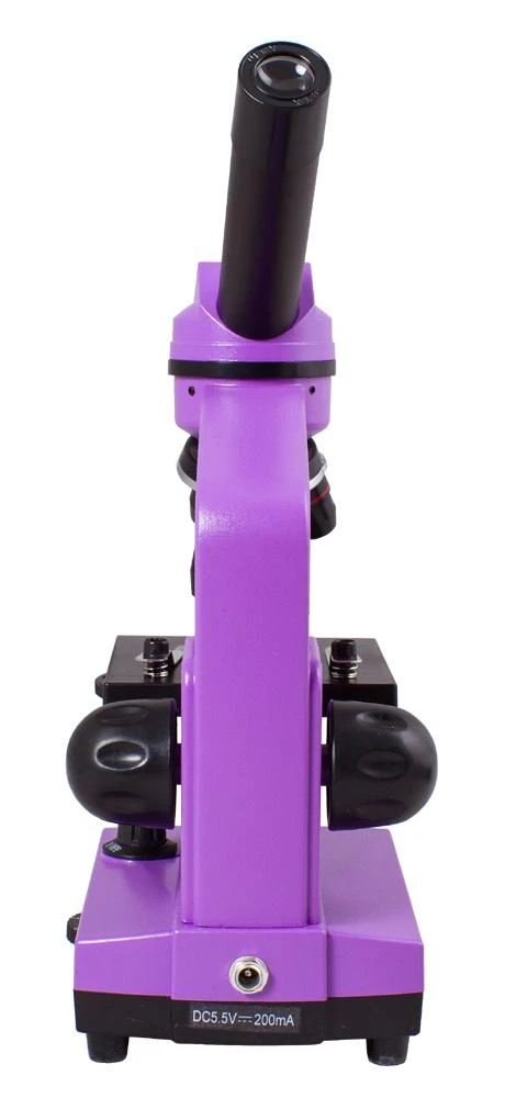 Mikroskopas Levenhuk Rainbow 2L Amethyst 40x - 400x su eksperimento komplektu K50