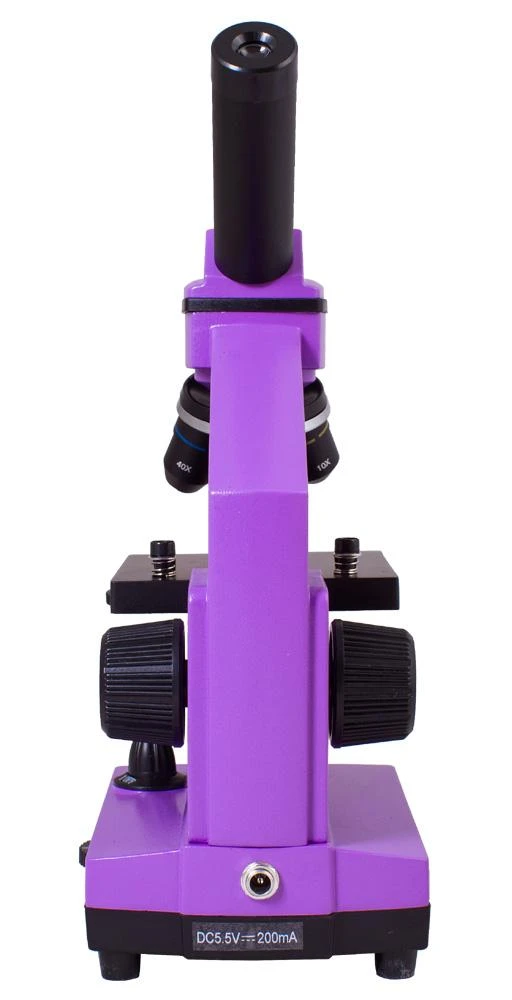 Mikroskopas Levenhuk Rainbow 2L PLUS Amethyst 64x - 640x su eksperimento komplektu K50