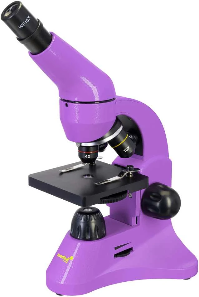 Mikroskopas Levenhuk Rainbow 50L Amethyst 40x–800x su eksperimentiniu rinkiniu K50