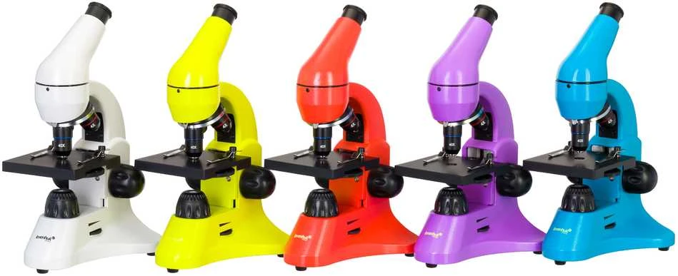 Mikroskopas Levenhuk Rainbow 50L Amethyst 40x–800x su eksperimentiniu rinkiniu K50