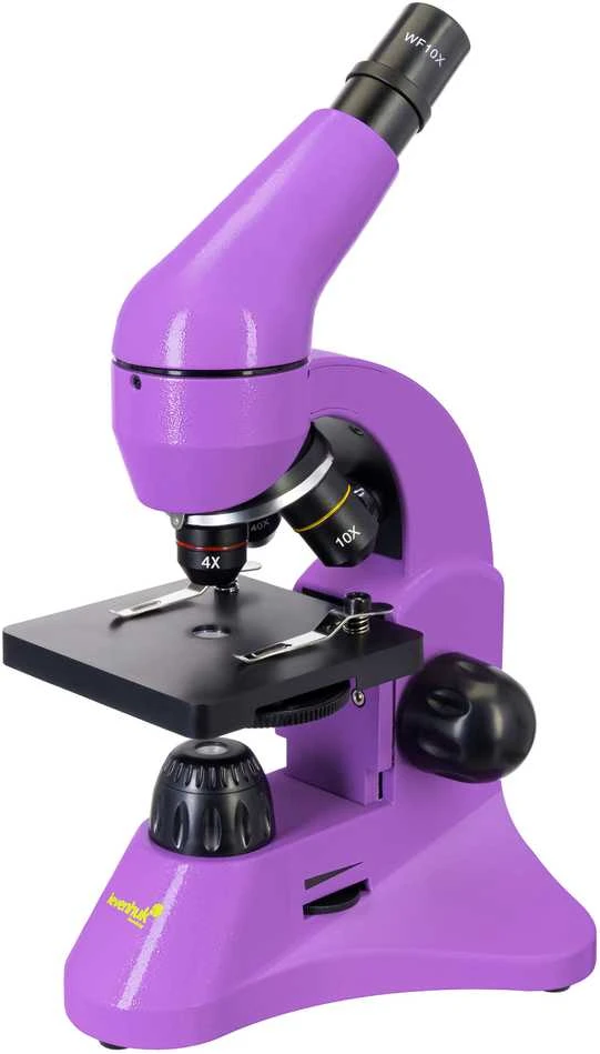 Mikroskopas Levenhuk Rainbow 50L Amethyst 40x–800x su eksperimentiniu rinkiniu K50