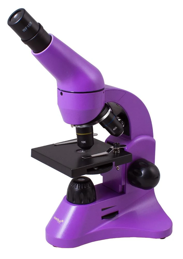 Mikroskopas Levenhuk Rainbow 50L Amethyst 40x–800x su eksperimentiniu rinkiniu K50