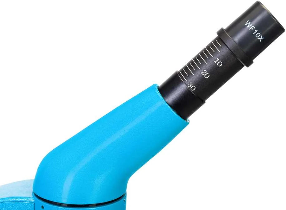 Mikroskopas Levenhuk Rainbow 50L Azure 40x - 800x su eksperimentiniu rinkiniu K50