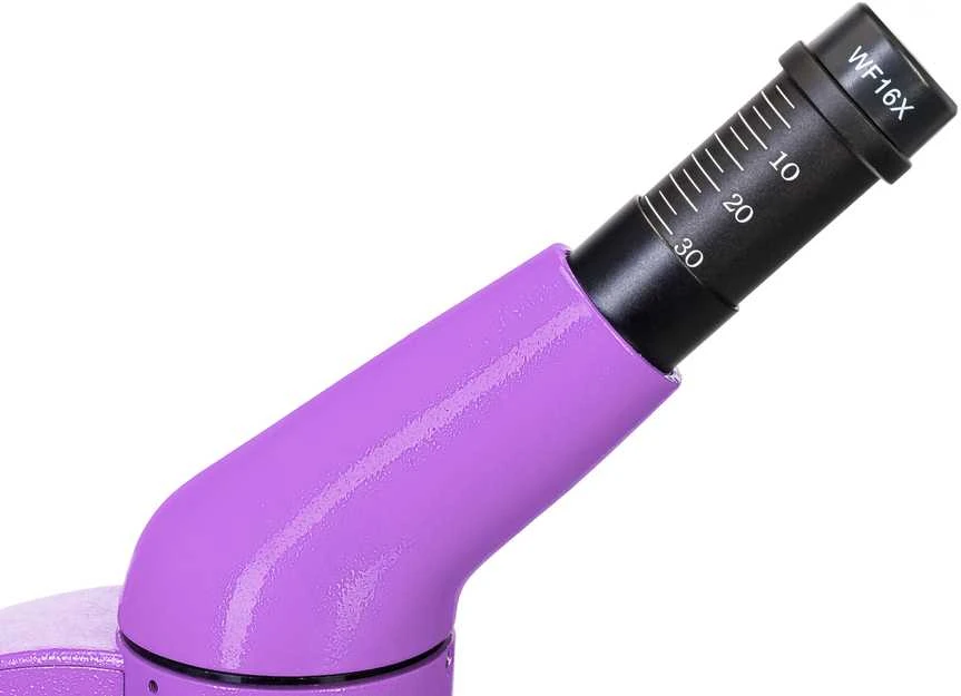 Mikroskopas Levenhuk Rainbow 50L PLUS Amethyst 64x–1280x su eksperimentiniu rinkiniu K50