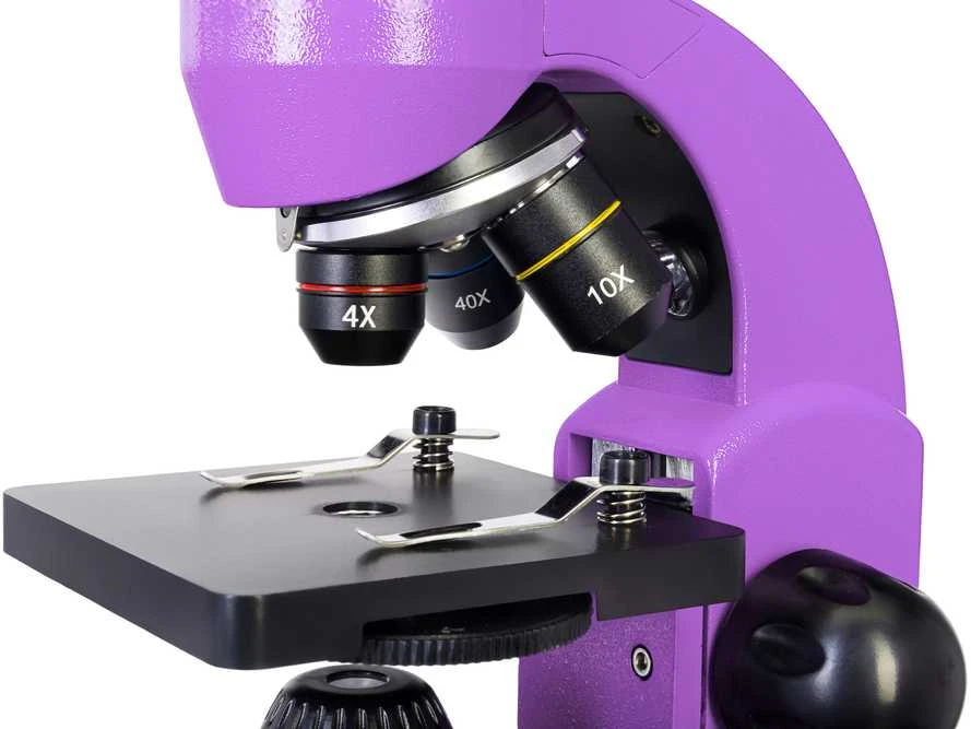 Mikroskopas Levenhuk Rainbow 50L PLUS Amethyst 64x–1280x su eksperimentiniu rinkiniu K50