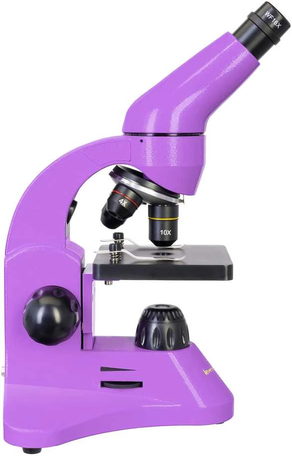 Mikroskopas Levenhuk Rainbow 50L PLUS Amethyst 64x–1280x su eksperimentiniu rinkiniu K50