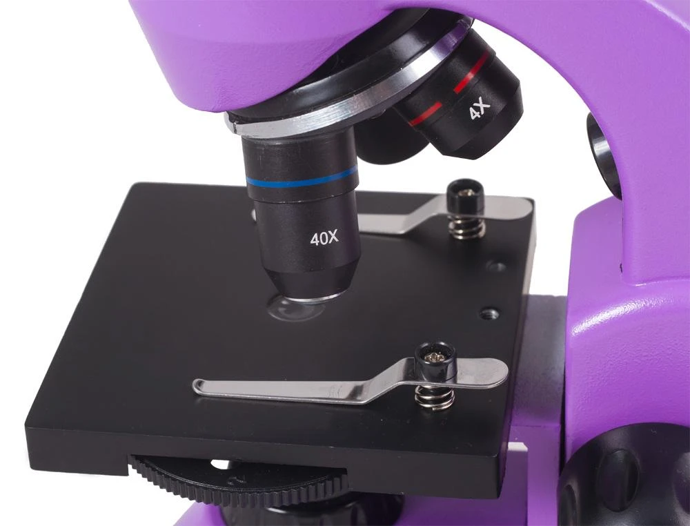 Mikroskopas Levenhuk Rainbow 50L PLUS Amethyst 64x–1280x su eksperimentiniu rinkiniu K50