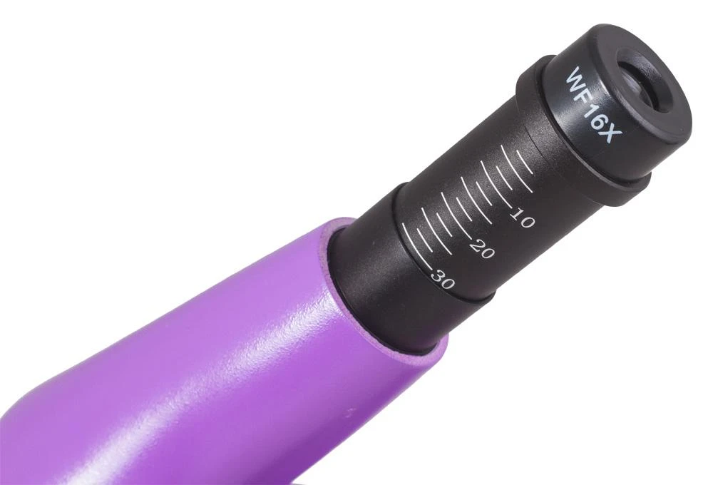 Mikroskopas Levenhuk Rainbow 50L PLUS Amethyst 64x–1280x su eksperimentiniu rinkiniu K50