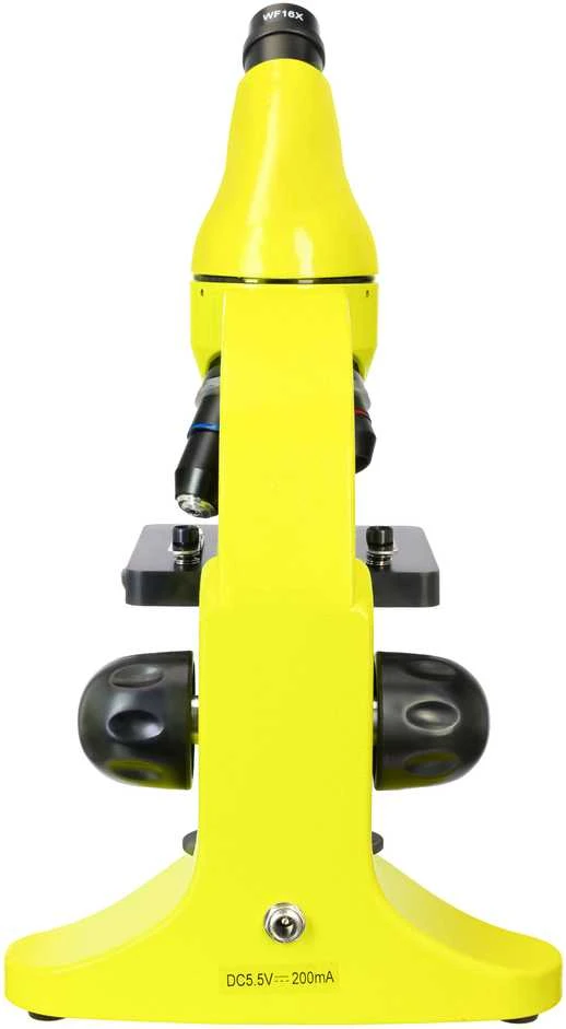 Mikroskopas Levenhuk Rainbow 50L PLUS Lime 64x–1280x su eksperimentiniu rinkiniu K50