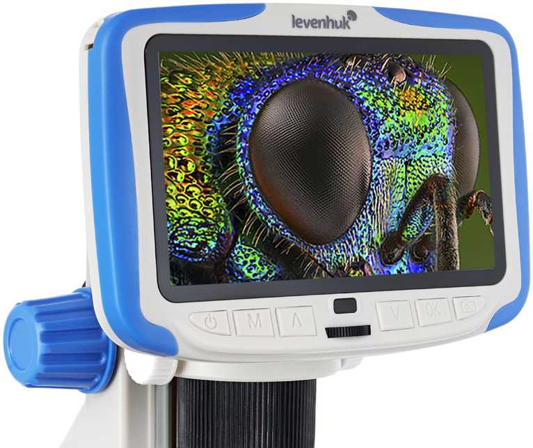 Mikroskopas, Levenhuk Rainbow 7x-200x, DM500 LCD skaitmeninis