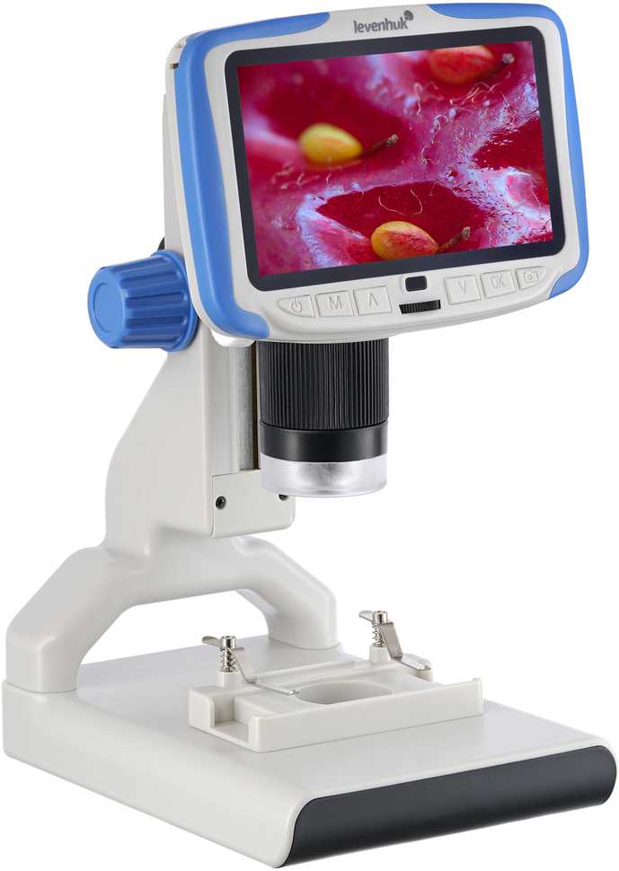 Mikroskopas, Levenhuk Rainbow 7x-200x, DM500 LCD skaitmeninis