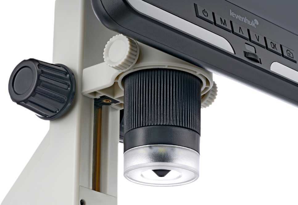 Mikroskopas, Levenhuk Rainbow DM700 LCD skaitmeninis, 10x–200x