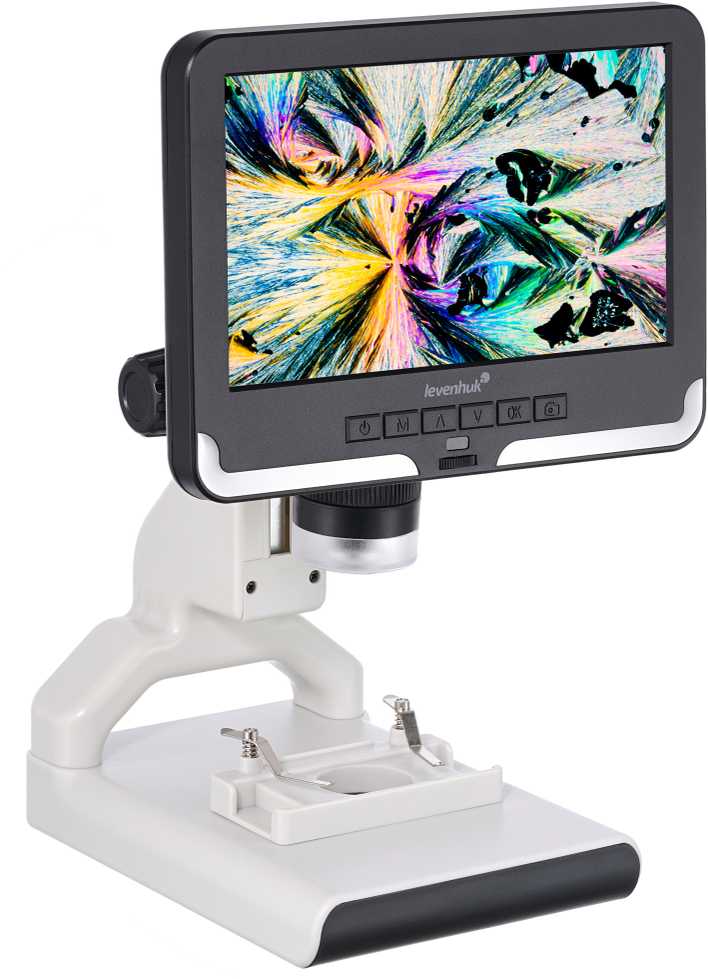 Mikroskopas, Levenhuk Rainbow DM700 LCD skaitmeninis, 10x–200x