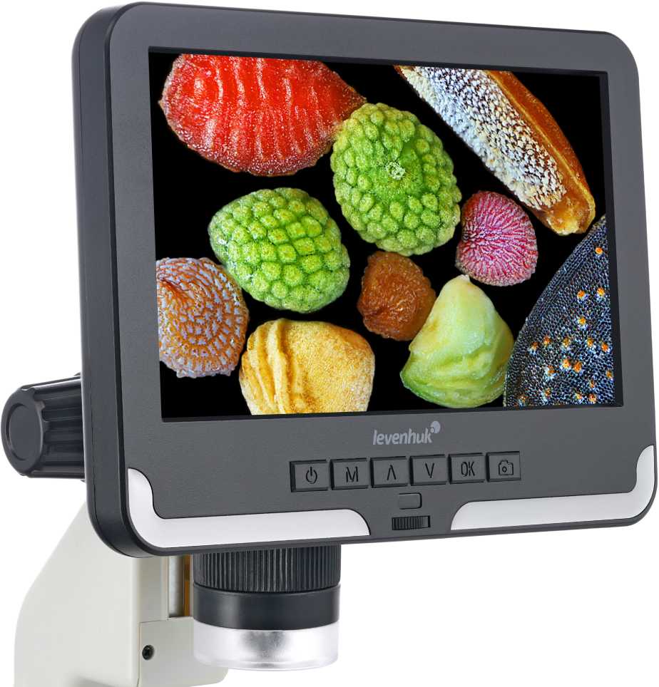Mikroskopas, Levenhuk Rainbow DM700 LCD skaitmeninis, 10x–200x