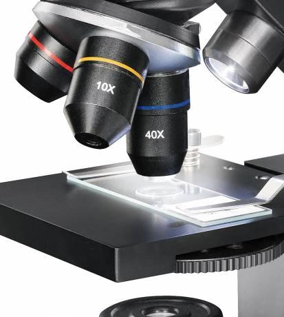 Dėlionė Bresser National Geographic Mikroskopas NATIONAL GEOGRAPHIC 40X-1280X su eksperimentiniu rinkiniu ir išmaniojo telefon