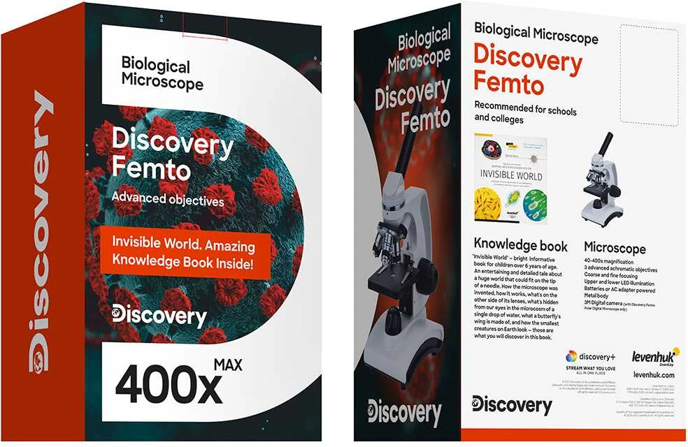 Mikroskopas (RU) Microscope Discovery Femto Polar with book