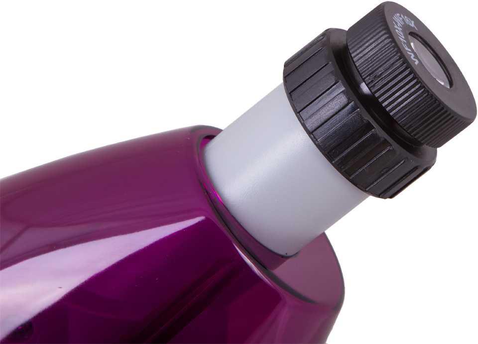 Mikroskopas vaikams, Levenhuk LabZZ M101 Amethyst, 40x-640x, su Eksperimento rinkiniu