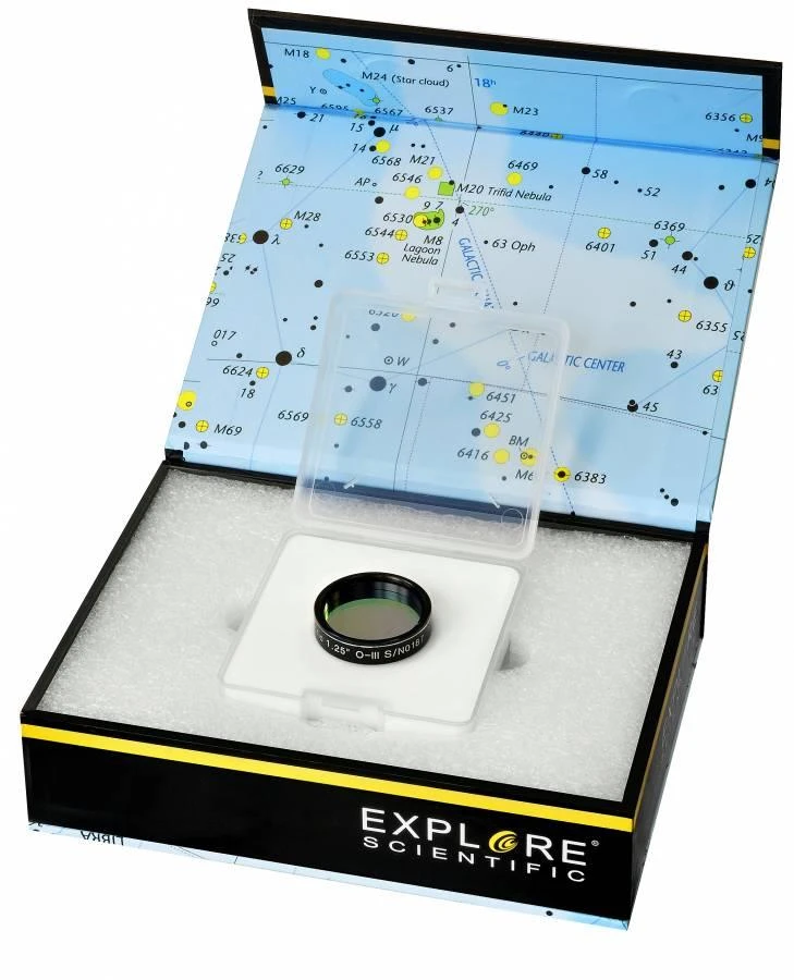 Nebula Filter 12nm EXPLORE SCIENTIFIC 1.25" O-III
