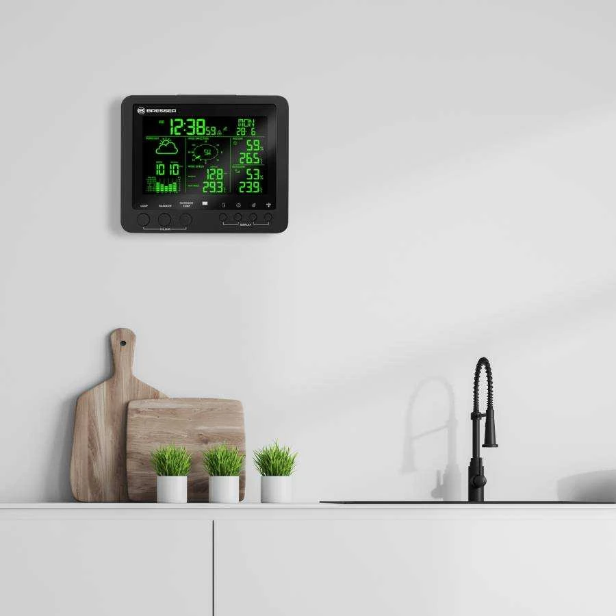 Bresser orų stotelė 5-in-1 Weather Center su spalvotu ekranu