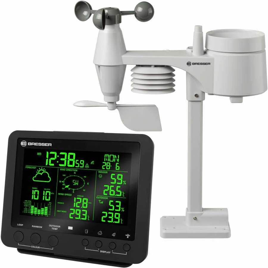 Bresser orų stotelė 5-in-1 Weather Center su spalvotu ekranu