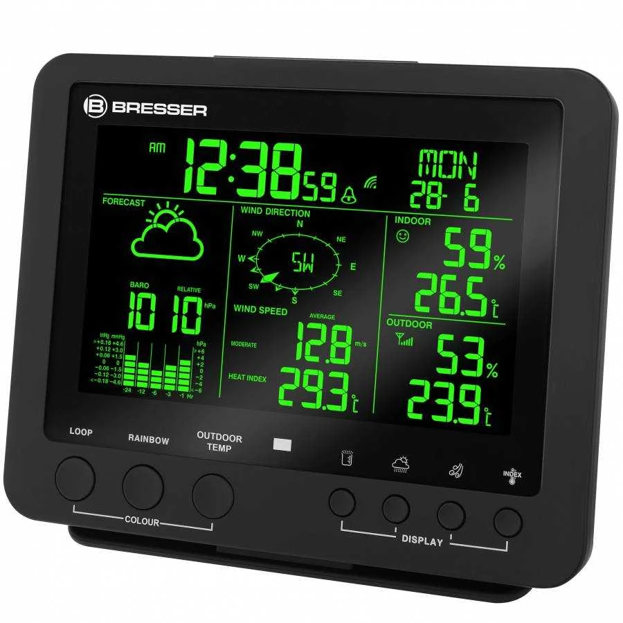 Bresser orų stotelė 5-in-1 Weather Center su spalvotu ekranu