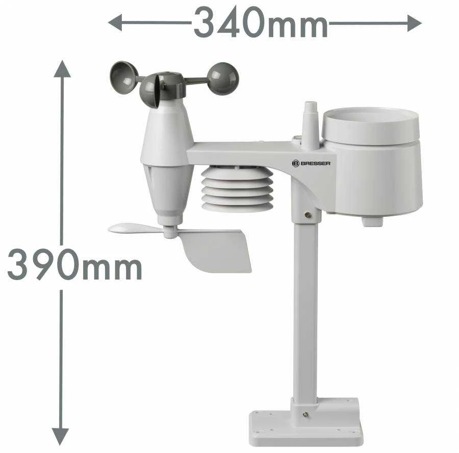Bresser orų stotelė 5-in-1 Weather Center su spalvotu ekranu
