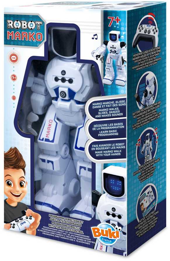 Buki France Robotas Marko, Buki