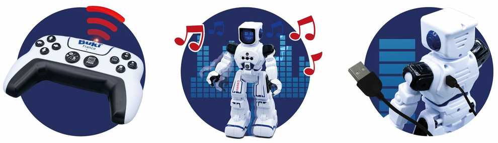 Buki France Robotas Marko, Buki