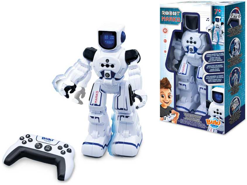 Buki France Robotas Marko, Buki