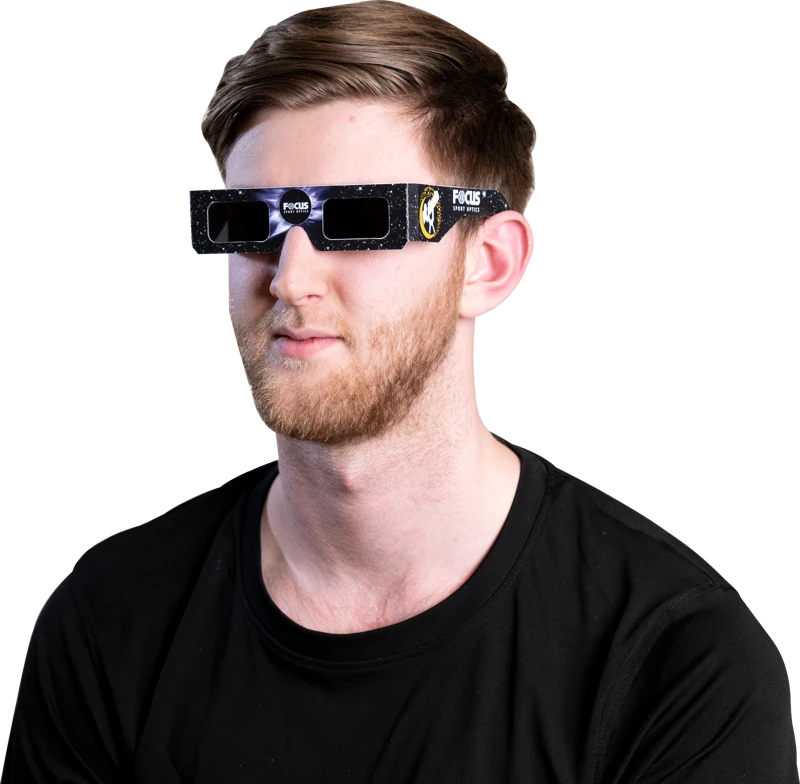 „Saulės užtemimo“ akiniai, Focus Sports Optics