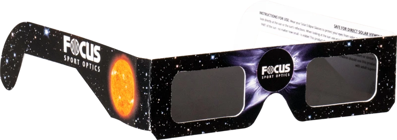 Focus Sport Optics saulės užtemimo akiniai su erdvės dizainu