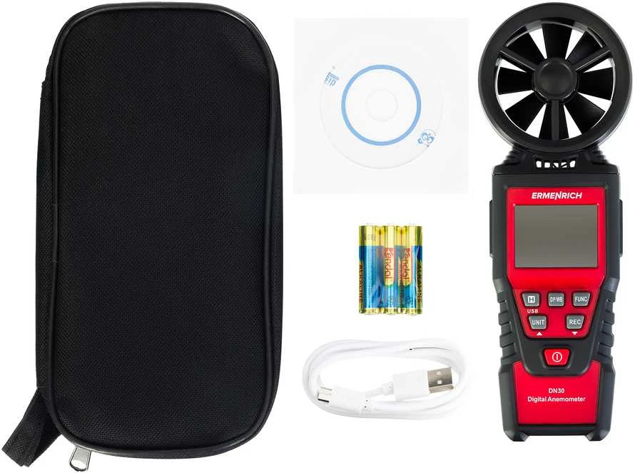 Skaitmeninis anemometras Ermenrich Seek DN30