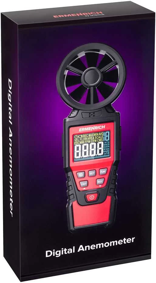 Skaitmeninis anemometras Ermenrich Seek DN30