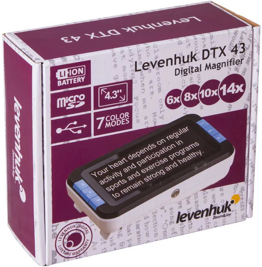 Skaitmeninis didintuvas Levenhuk DTX 43