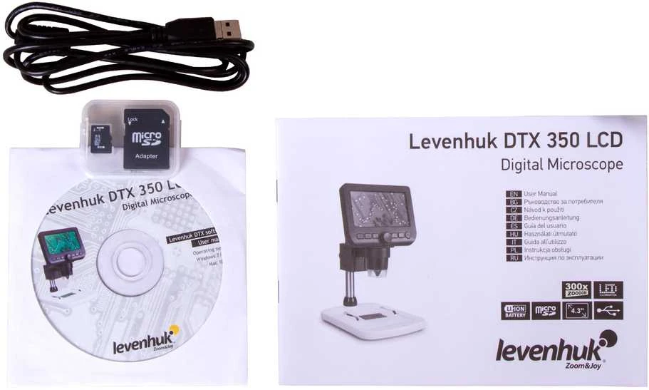 Skaitmeninis mikroskopas Levenhuk DTX 350 LCD 20x-300x