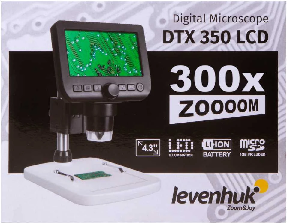 Skaitmeninis mikroskopas Levenhuk DTX 350 LCD 20x-300x