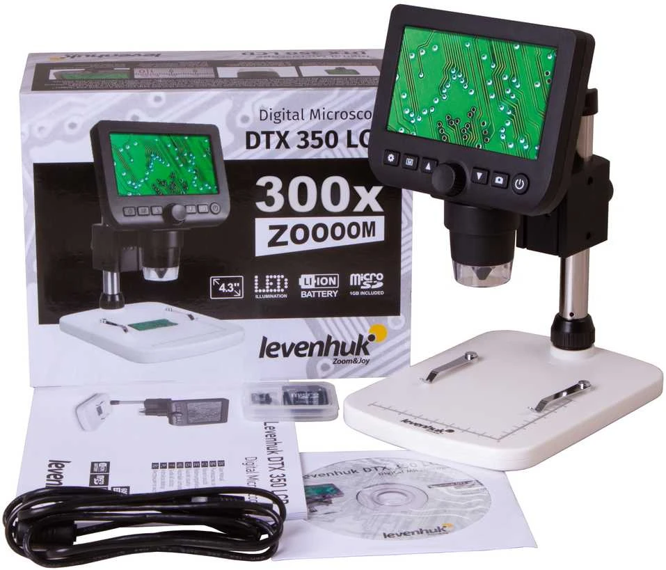 Skaitmeninis mikroskopas Levenhuk DTX 350 LCD 20x-300x