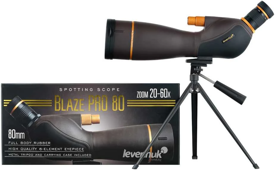 Žiūronai Stebėjimo monoklis Levenhuk Blaze 80 PRO