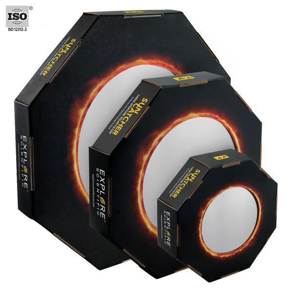 Telescope Solar Filter EXPLORE SCIENTIFIC Sun Catcher for 150-165mm