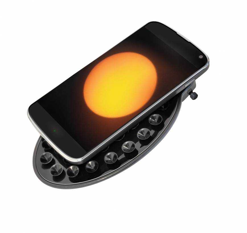Teleskopas BRESSER Galaxia 114/900 EQ-Sky <228x su saulės filtru ir išmaniųjų telefonų ada